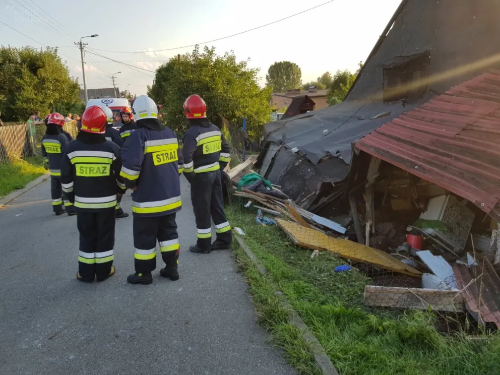 Chełmek: wybuch butli z gazem. Dwie osoby poszkodowane
