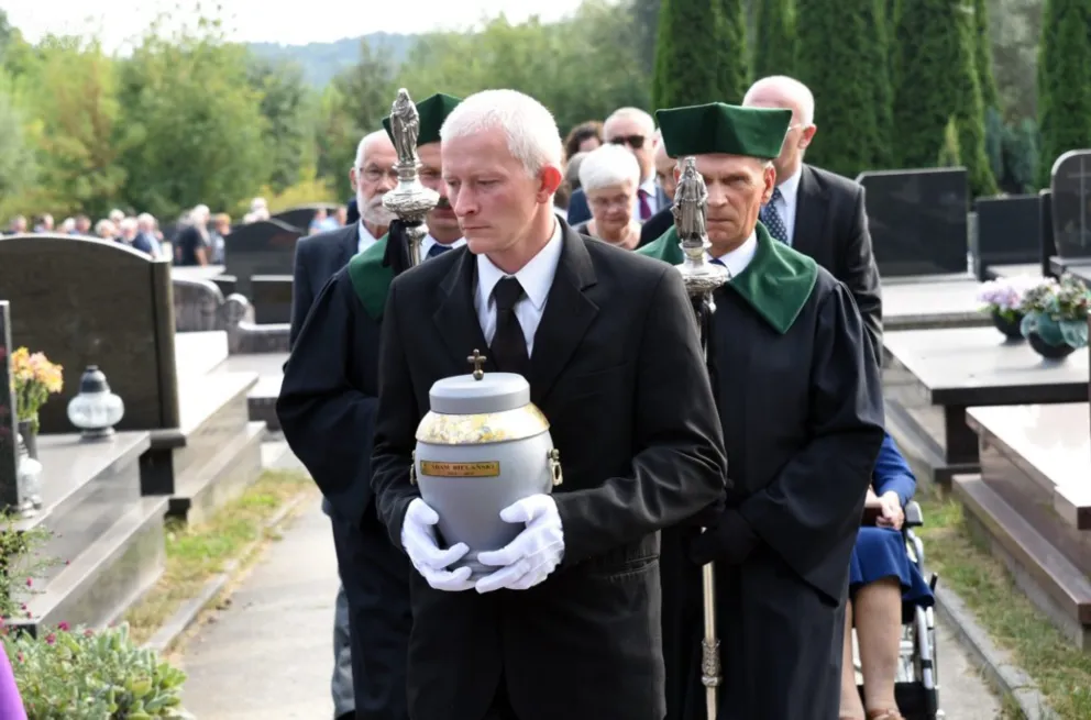 Pogrzeb prof. Adama Bielańskiego