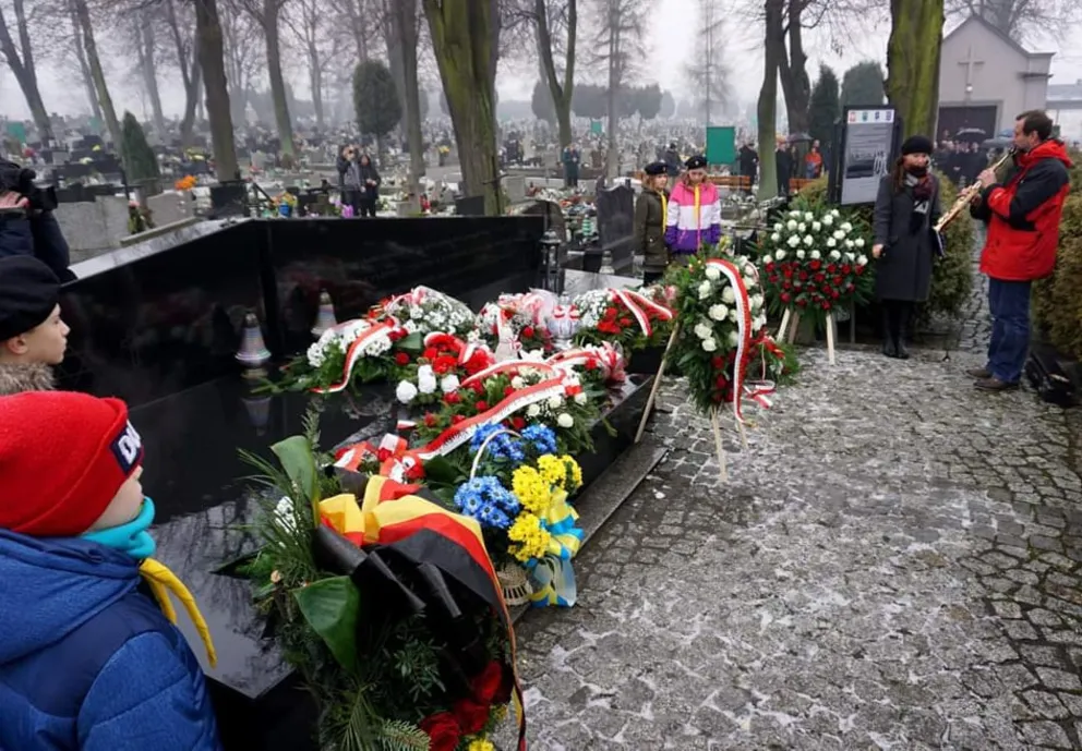 Polacy i Żydzi oddali w Brzeszczach hołd ofiarom Marszu Śmierci