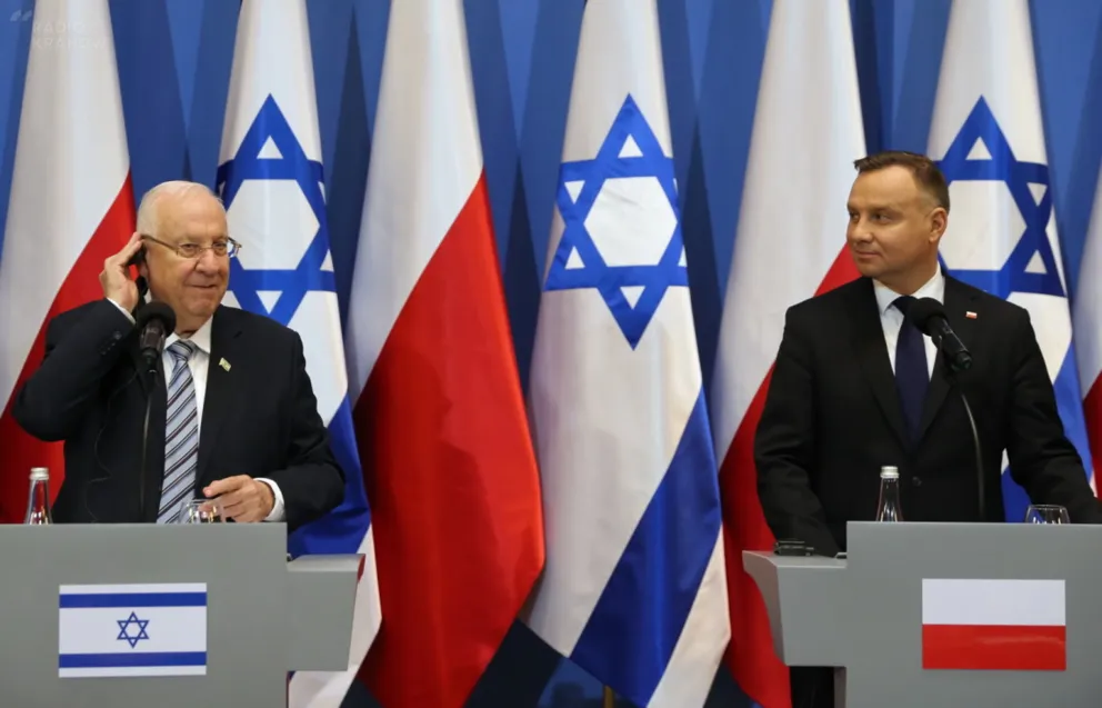 Spotkanie prezydentów Polski i Izraela o relacjach między państwami i sytuacji na Bliskim Wschodzie