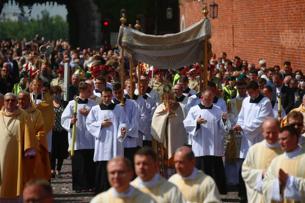 Setki wiernych wzięły udział w uroczystościach Bożego Ciała w Małopolsce