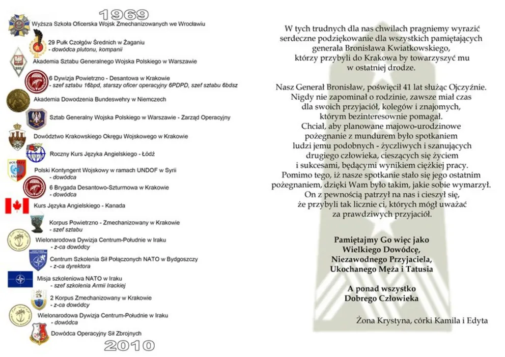 Zdjęcia gen.B.Kwiatkowskiego