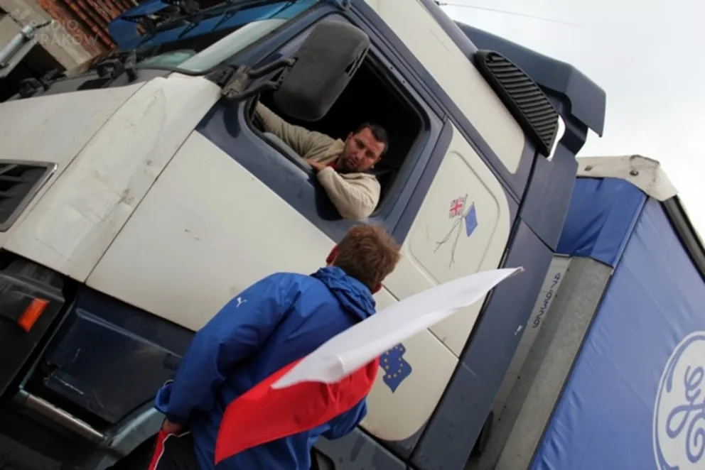 Spytkowice - protest mieszkańców