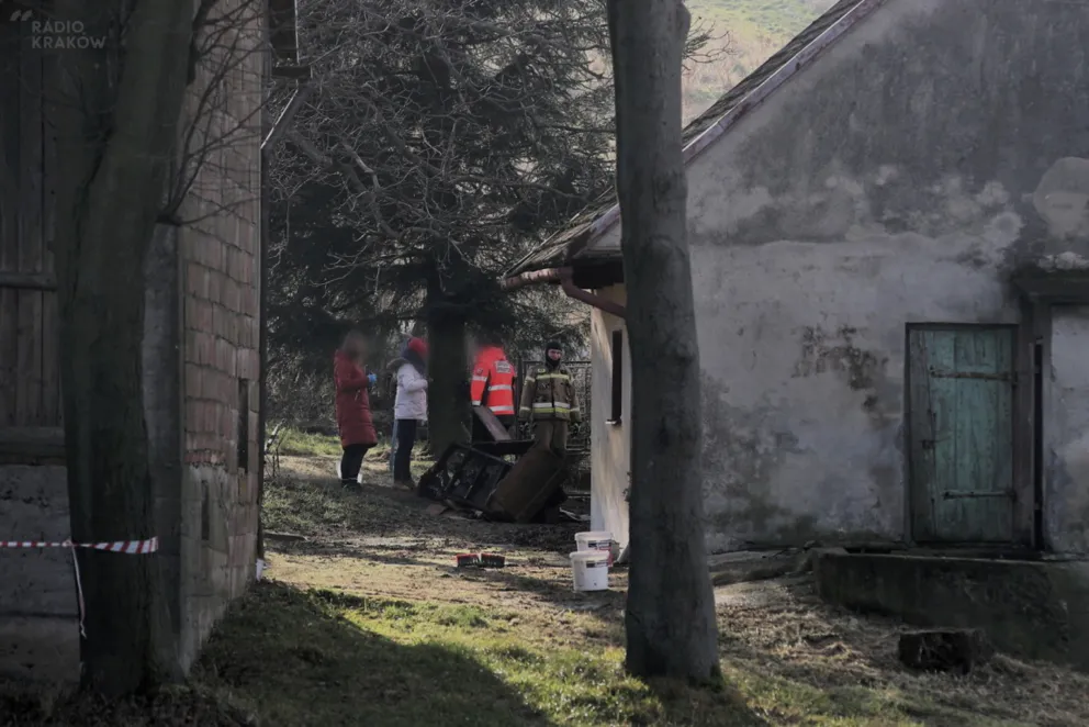 Dwie osoby zginęły w pożarze domu w Stryszowie w powiecie wadowickim