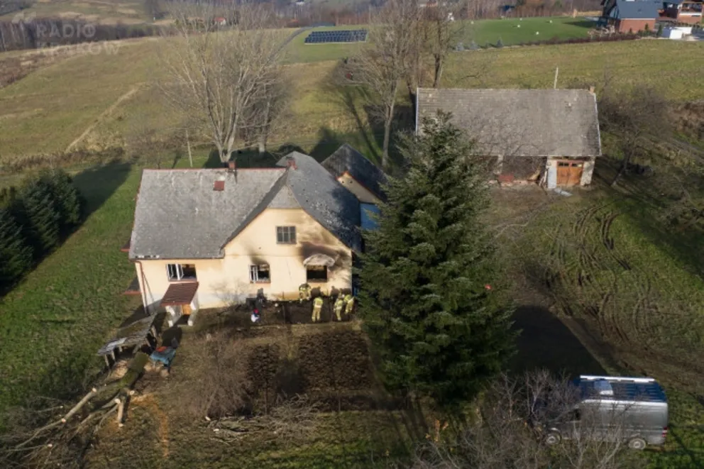Wadowiccy śledczy badają sprawę pożaru w Stryszowie