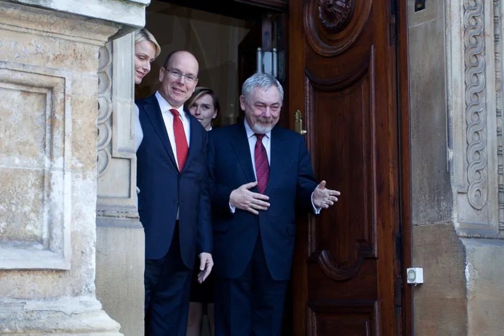 Książe Albert II wraz z Księżną Charlène z wizytą w Krakowie