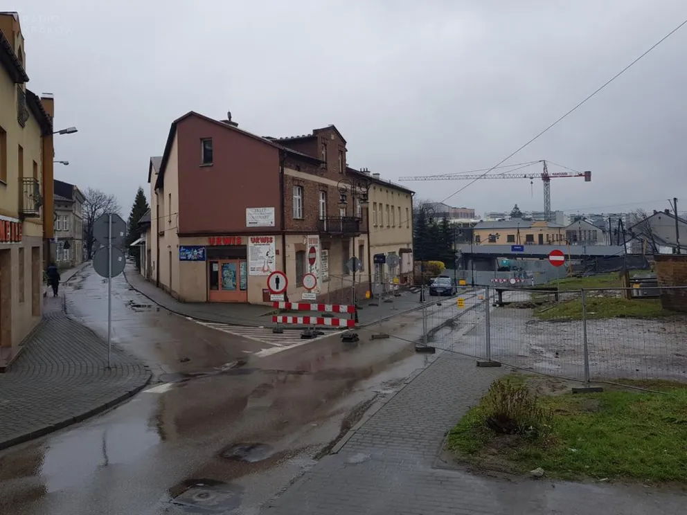 Zamknięte ważne skrzyżowanie w centrum Chrzanowa. Rozpoczyna się budowa ronda