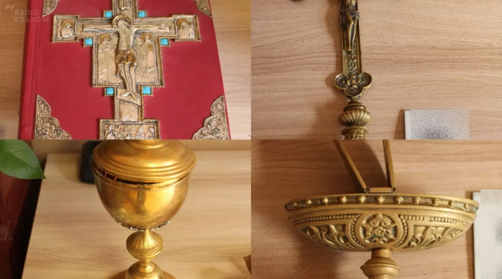 Okradł kościół z przedmiotów liturgicznych. Policjanci odzyskali sakralia i zatrzymali sprawcę