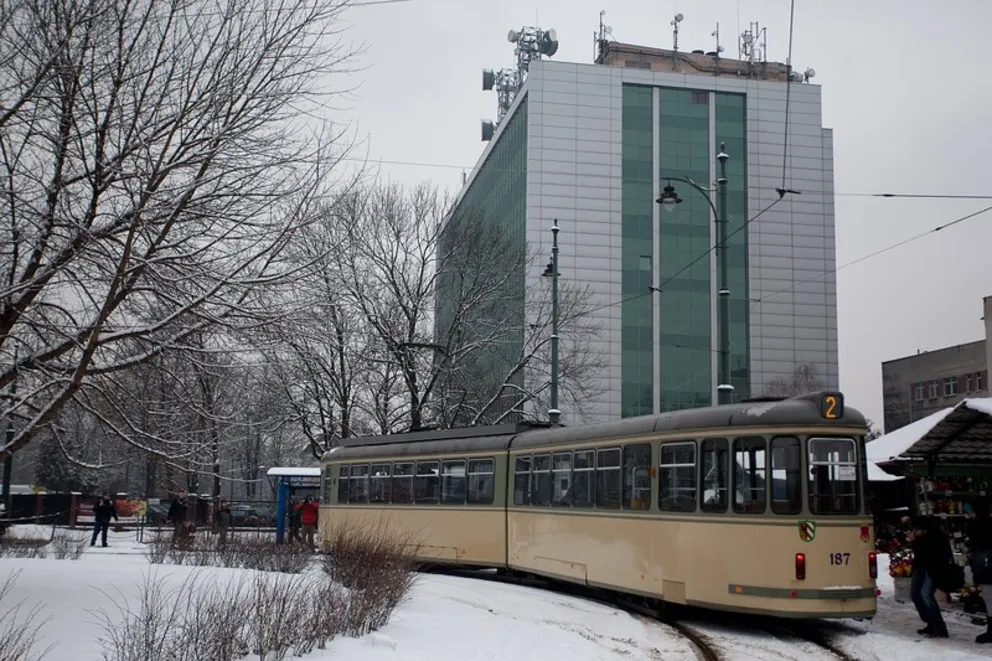 GT6 z Norymbergii.  Ostatni kurs tramwajem z udziałem  prezydenta Kakowa i przewodniczącego krakowskiej rady/ fot. Paweł Krawczyk